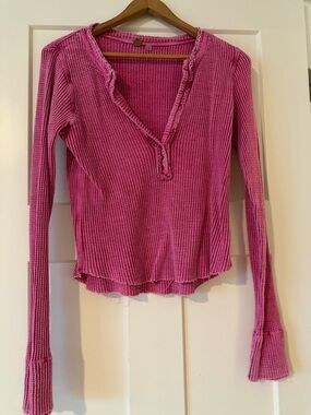 Free People One Colt Thermal Pink